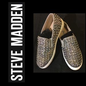 💎STEVE MADDEN GLAM SPIKED SNEAKERS💎